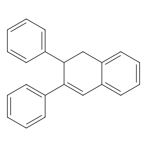 2,3-Diphenyl-1,2-dihydronaphthalene structure