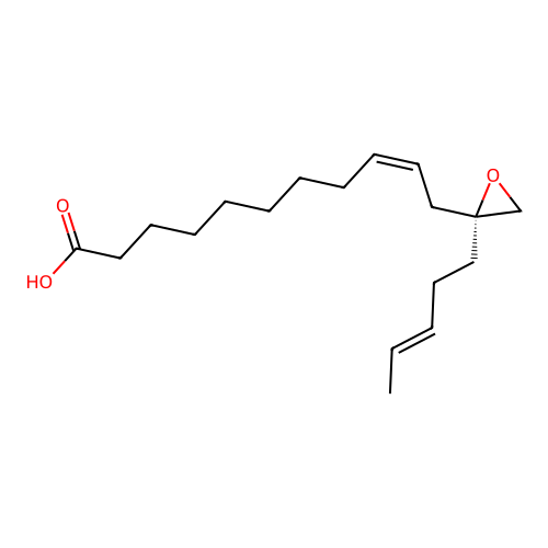 (Z)-11-[(2R)-2-[(E)-pent-3-enyl]oxiran-2-yl]undec-9-enoic Acid structure