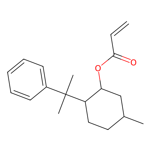 8-Phenylmenthyl acrylate structure