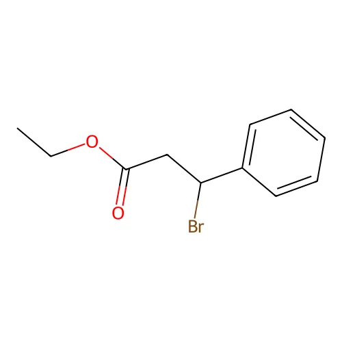 乙基 3-溴-3-苯基丙酸酯 structure