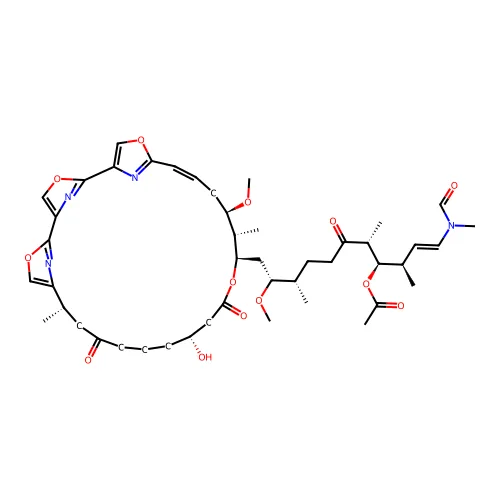 [(E,3R,4R,5R,9S,10R)-1-[甲酰基(甲基)氨基]-11-[(10S,16R,20R,21S,22R,24Z)-16-羟基-22-甲氧基-10,21-二甲基-12,18-二氧代-3,7,19,27-四氧杂-29,30,31-三氮杂四环[24.2.1.12,5.16,9]二十一三十-1(28),2(31),4,6(30),8,24,26(29)-七烯-20-基]-10-甲氧基-3,5,9-三甲基-6-氧代十一-1-烯-4-基] 乙酸酯 structure