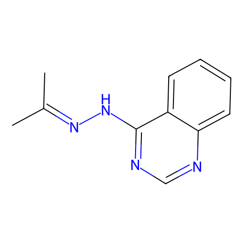 N-(propan-2-ylideneamino)quinazolin-4-amine structure