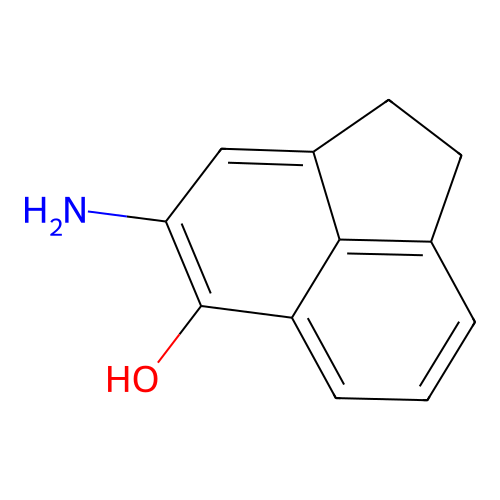4-Amino-1,2-dihydroacenaphthylen-5-ol structure