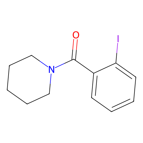 (2-Iodophenyl)-piperidin-1-ylmethanone structure