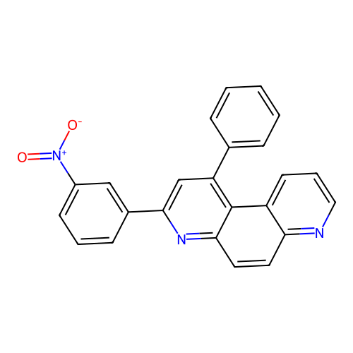 3-(3-Nitrophenyl)-1-phenyl-4,7-phenanthroline structure