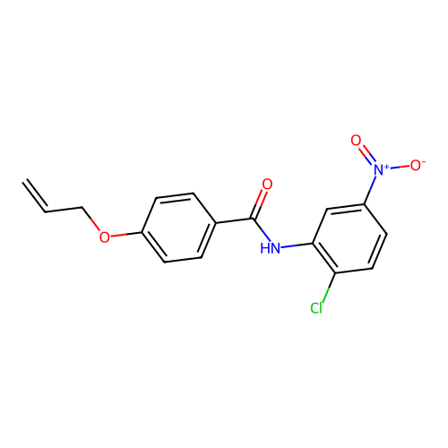 N-(2-Chloro-5-nitrophenyl)-4-(2-propen-1-yloxy)benzamide structure