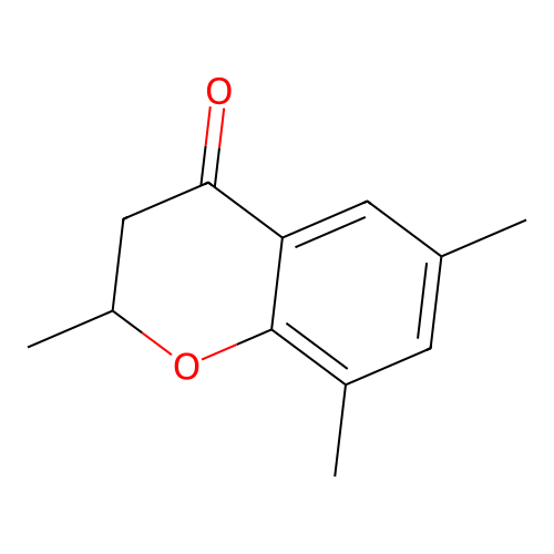 2,6,8-trimethyl-2,3-dihydro-4H-chromen-4-one structure