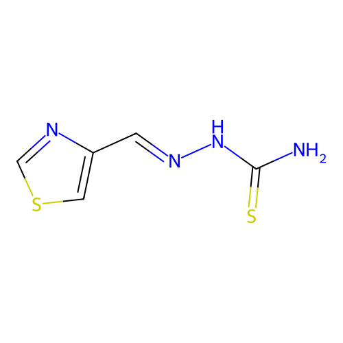 (1,3-Thiazol-4-ylmethylideneamino)thiourea structure