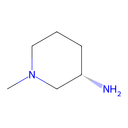 (S)-3-Amino-1-methyl-piperidine structure
