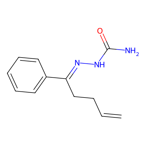 (1-Phenylpent-4-enylideneamino)urea structure