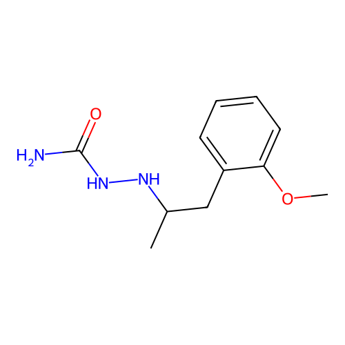 [1-(2-Methoxyphenyl)propan-2-ylamino]urea structure