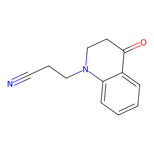 3-(4-Oxo-2,3-dihydroquinolin-1-yl)propanenitrile structure