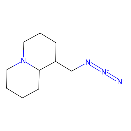 1-(azidomethyl)-octahydro-2H-quinolizine structure