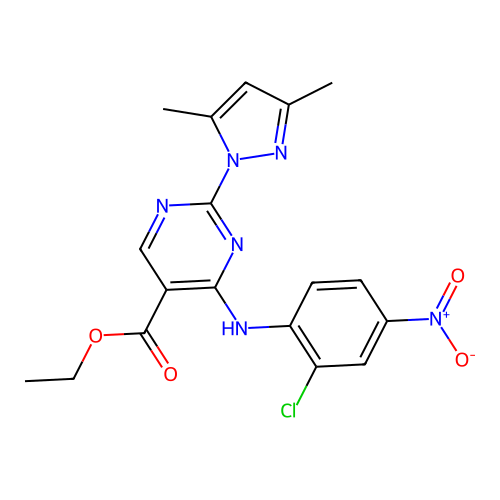 C18H17ClN6O4 structure