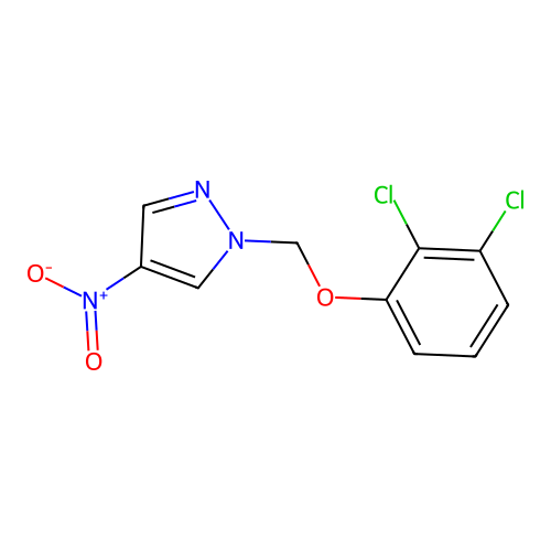 1-(2,3-Dichloro-phenoxymethyl)-4-nitro-1H-pyrazole structure