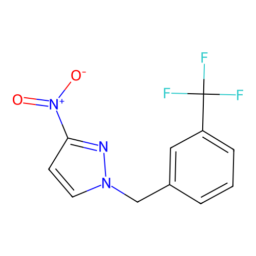 3-Nitro-1-(3-trifluoromethyl-benzyl)-1H-pyrazole structure