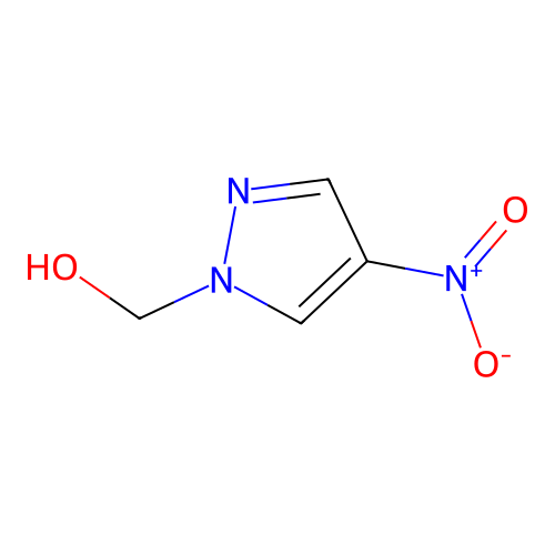(4-nitro-1H-pyrazol-1-yl)methanol structure