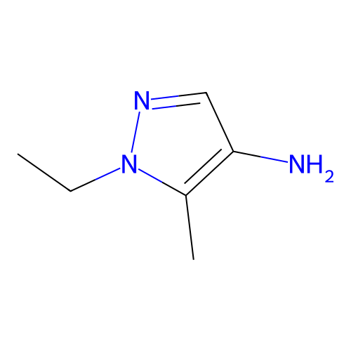 1-ethyl-5-methyl-1H-pyrazol-4-amine structure