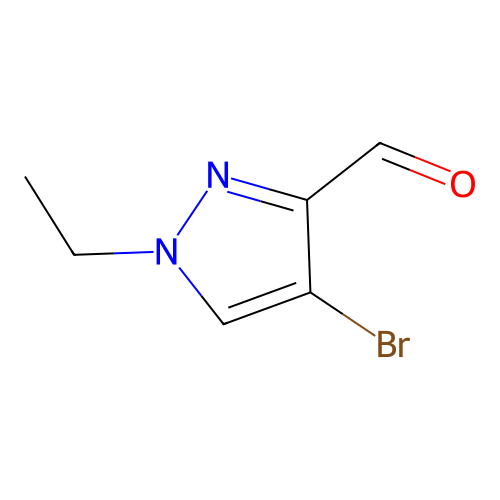 4-bromo-1-ethyl-1H-pyrazole-3-carbaldehyde structure