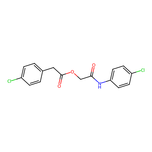 [2-(4-Chloroanilino)-2-oxoethyl] 2-(4-chlorophenyl)acetate structure