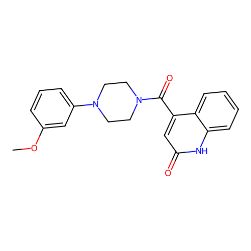 (2-Hydroxyquinolin-4-yl)[4-(3-methoxyphenyl)piperazin-1-yl]methanone structure