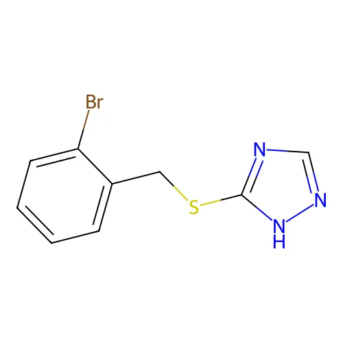 5-[(2-溴苯基)甲硫基]-1H-1,2,4-三唑 structure