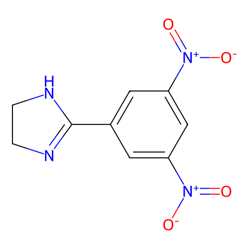 2-(3,5-dinitrophenyl)-4,5-dihydro-1H-imidazole structure