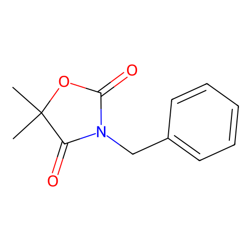 5,5-Dimethyl-3-(phenylmethyl)-2,4-oxazolidinedione structure