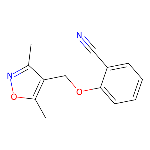 2-[(3,5-Dimethyl-1,2-oxazol-4-yl)methoxy]benzonitrile structure