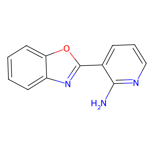 3-(2-Benzoxazolyl)-2-pyridinamine structure