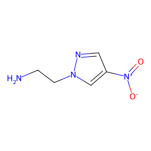 2-(4-nitro-1H-pyrazol-1-yl)ethanamine structure