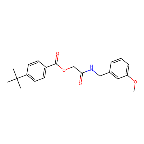 [2-[(3-Methoxyphenyl)methylamino]-2-oxoethyl] 4-tert-butylbenzoate structure