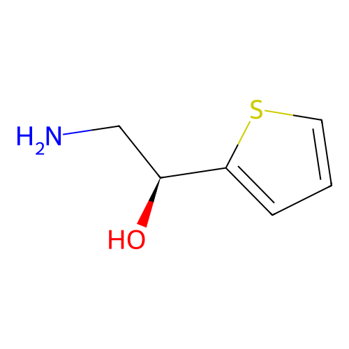 (S)-2-Amino-1-(2-thienyl)ethanol structure