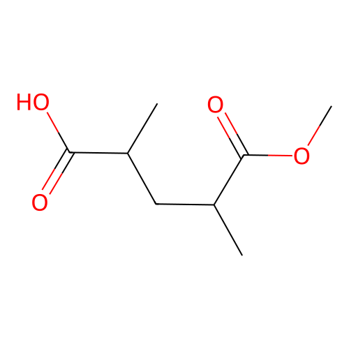 2,4-二甲基戊二酸单甲酯 structure