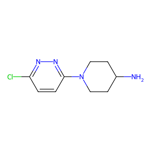 1-(6-Chloropyridazin-3-yl)piperidin-4-amine structure