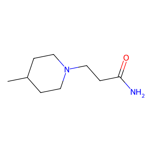 3-(4-Methylpiperidin-1-yl)propanamide structure