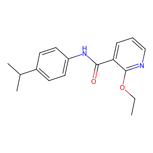 2-ethoxy-N-(4-isopropylphenyl)nicotinamide structure