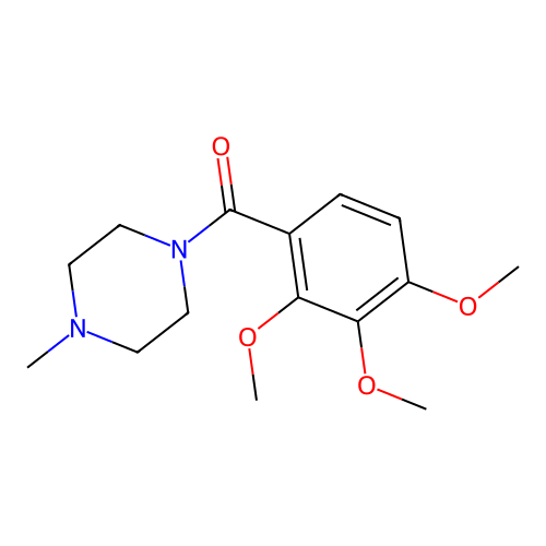 (4-MethylpiperaZin-1-yl)(2,3,4-trimethoxyphenyl)methanone structure