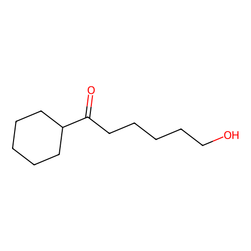 1-Cyclohexyl-6-hydroxyhexan-1-one structure