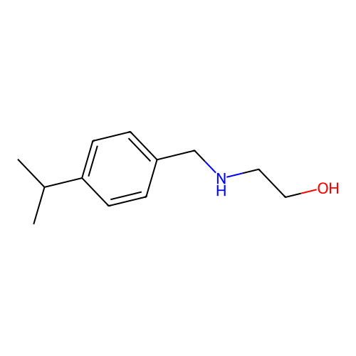 2-[(4-Propan-2-ylphenyl)methylamino]ethanol structure