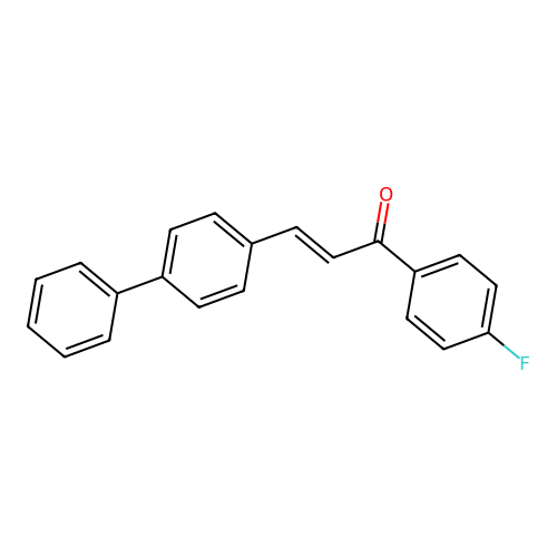 (2E)-1-(4-Fluorophenyl)-3-(4-phenylphenyl)prop-2-en-1-one structure