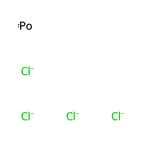 四氯化钋 structure