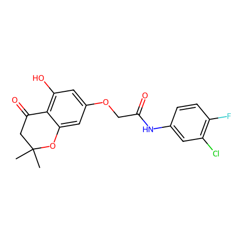 C19H17ClFNO5 structure