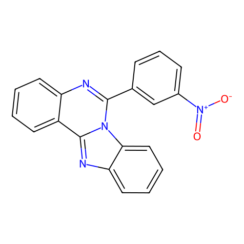 6-(3-Nitrophenyl)benzimidazo[1,2-c]quinazoline structure
