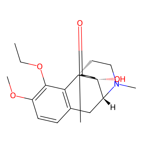 4-Ethoxy-14-hydroxy-3-methoxy-17-methylmorphinan-6-one structure