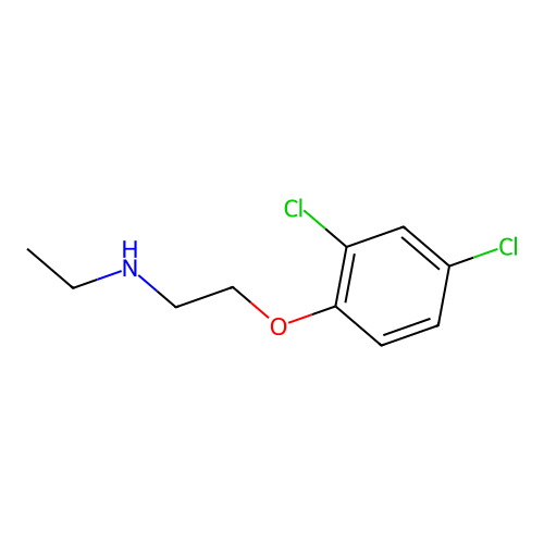 [2-(2,4-Dichlorophenoxy)ethyl](ethyl)amine structure