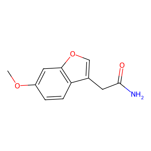 2-(6-Methoxy-1-benzofuran-3-yl)acetamide structure
