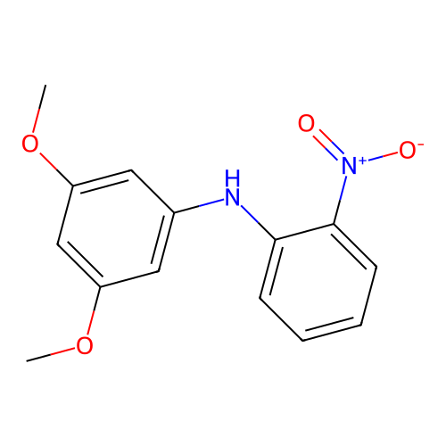 3,5-dimethoxy-N-(2-nitrophenyl)aniline structure