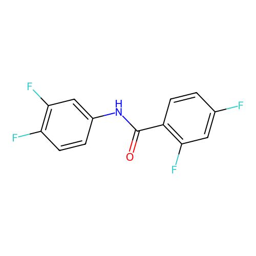 N-(3,4-difluorophenyl)-2,4-difluorobenzamide structure