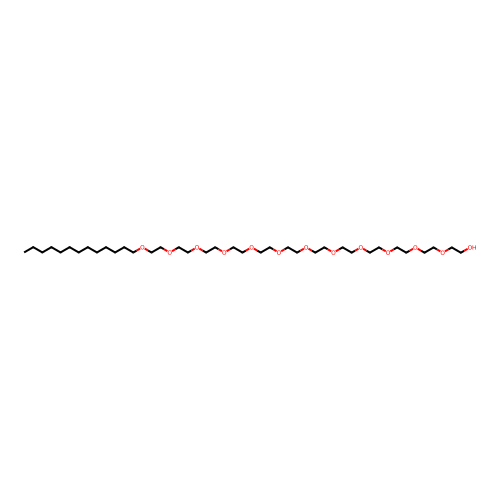 3,6,9,12,15,18,21,24,27,30,33,36-Dodecaoxanonatetracontan-1-ol structure